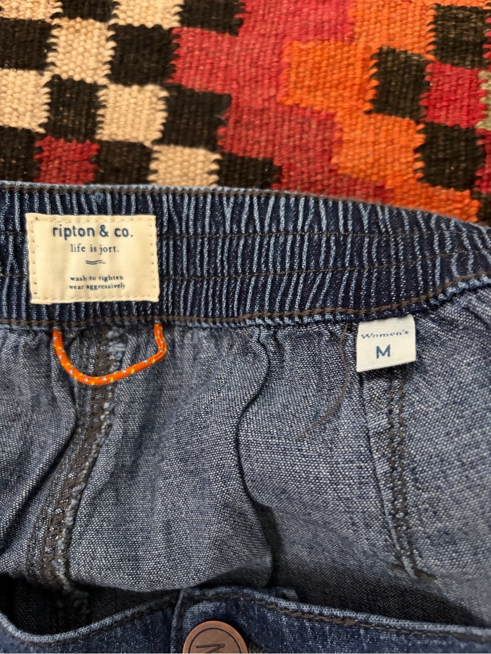 Ripton Women's Court Jorts - Clay Blue - M - NWOT - Picture 4 of 7
